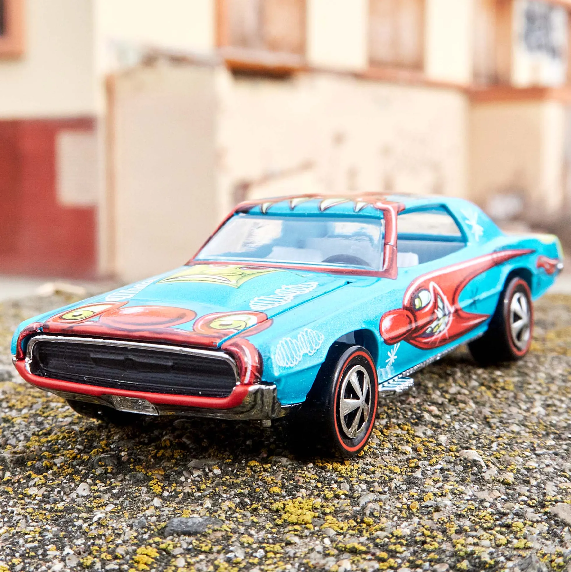 Hot Wheels x Kenny Scharf Signed Custom T-Bird