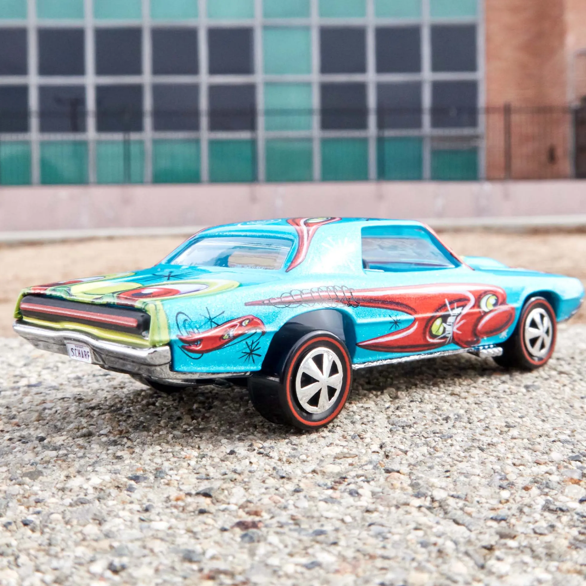 Hot Wheels x Kenny Scharf Signed Custom T-Bird