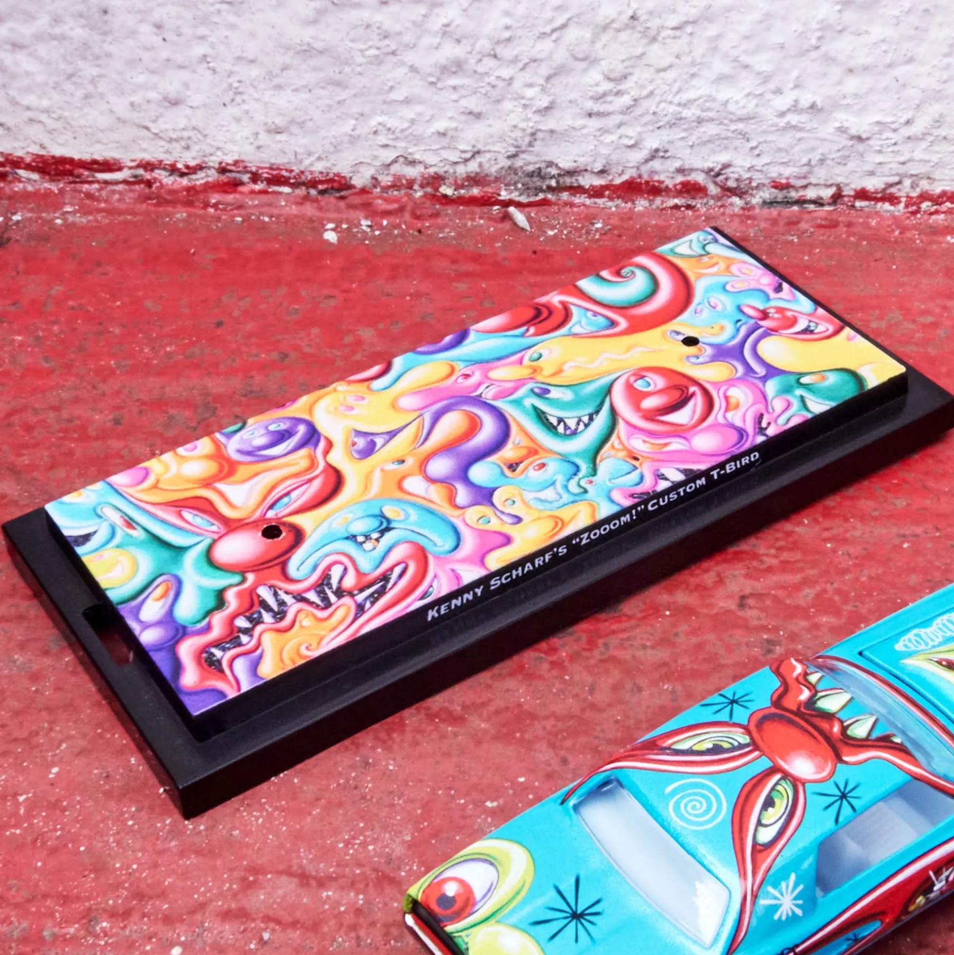 Hot Wheels x Kenny Scharf Signed Custom T-Bird
