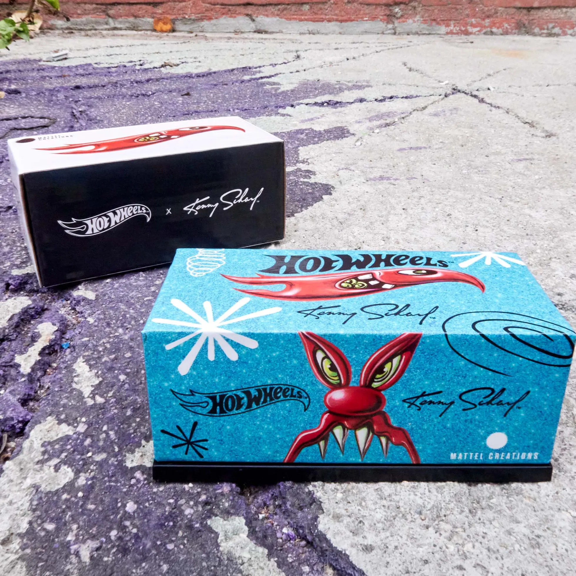 Hot Wheels x Kenny Scharf Signed Custom T-Bird