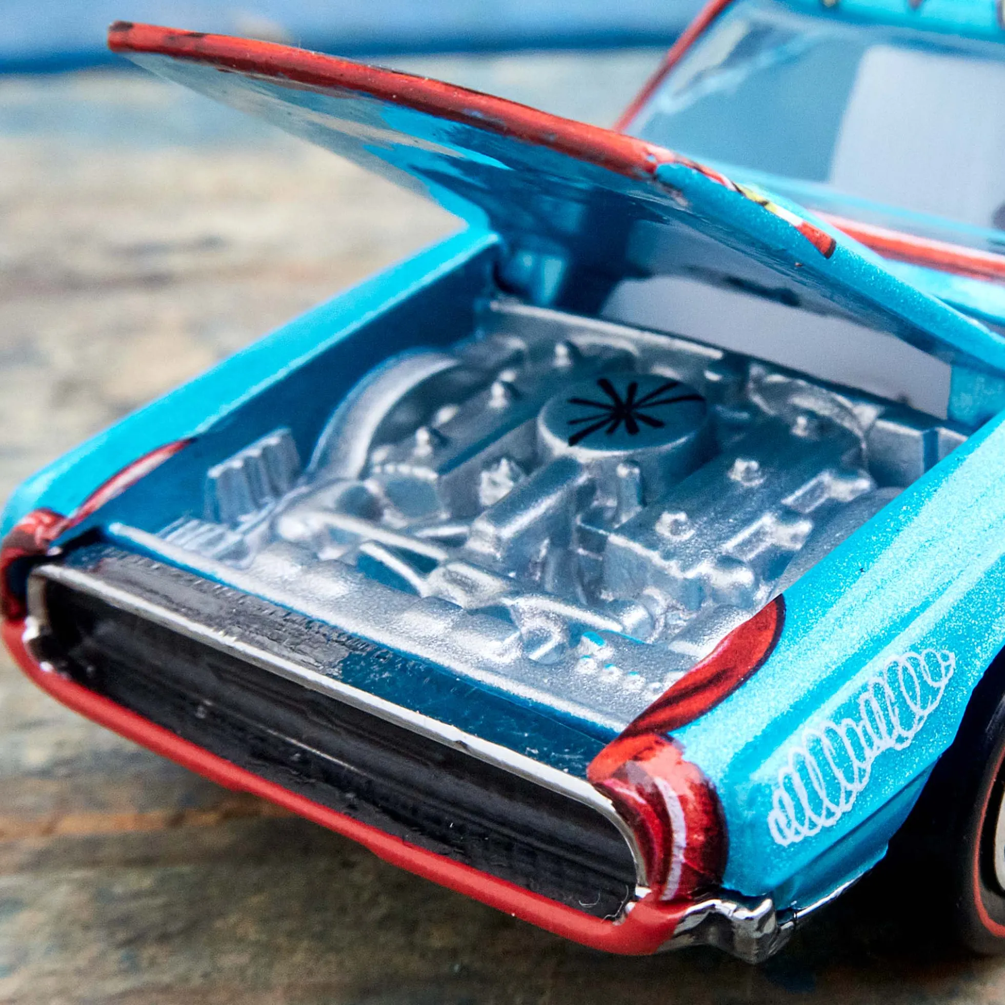 Hot Wheels x Kenny Scharf Signed Custom T-Bird