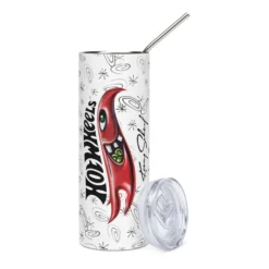 Hot Wheels x Kenny Scharf White Tumbler