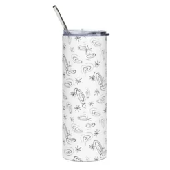 Hot Wheels x Kenny Scharf White Tumbler