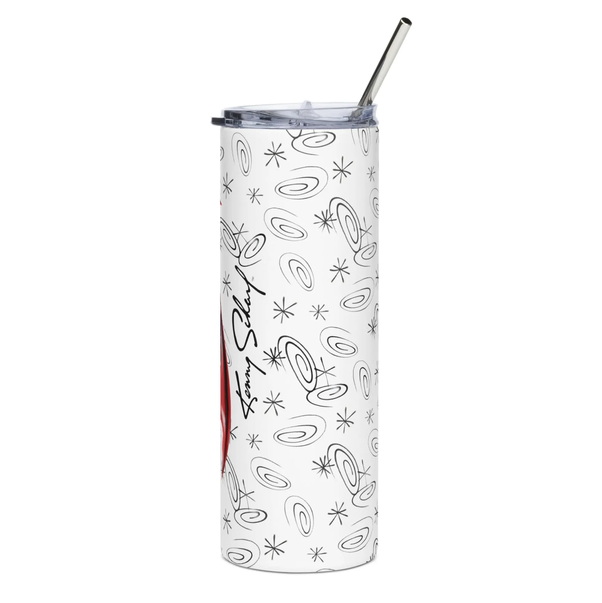 Hot Wheels x Kenny Scharf White Tumbler