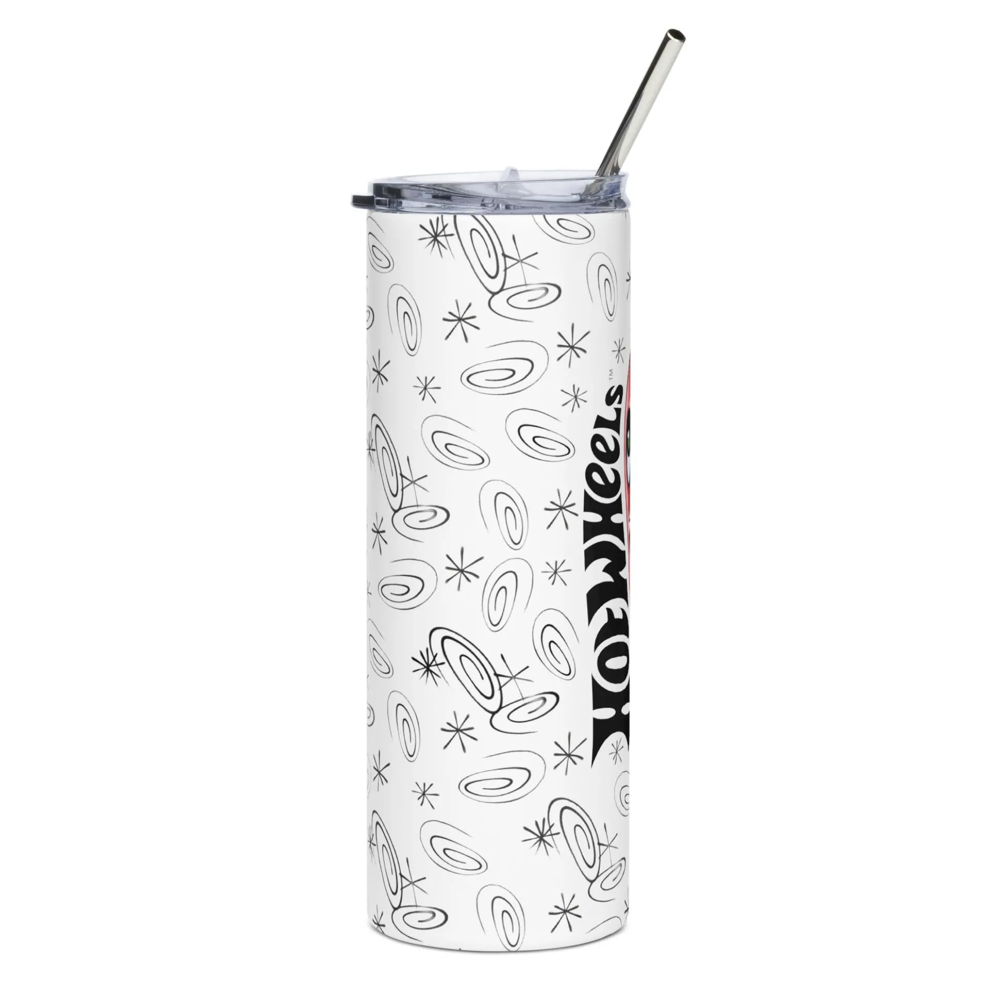 Hot Wheels x Kenny Scharf White Tumbler