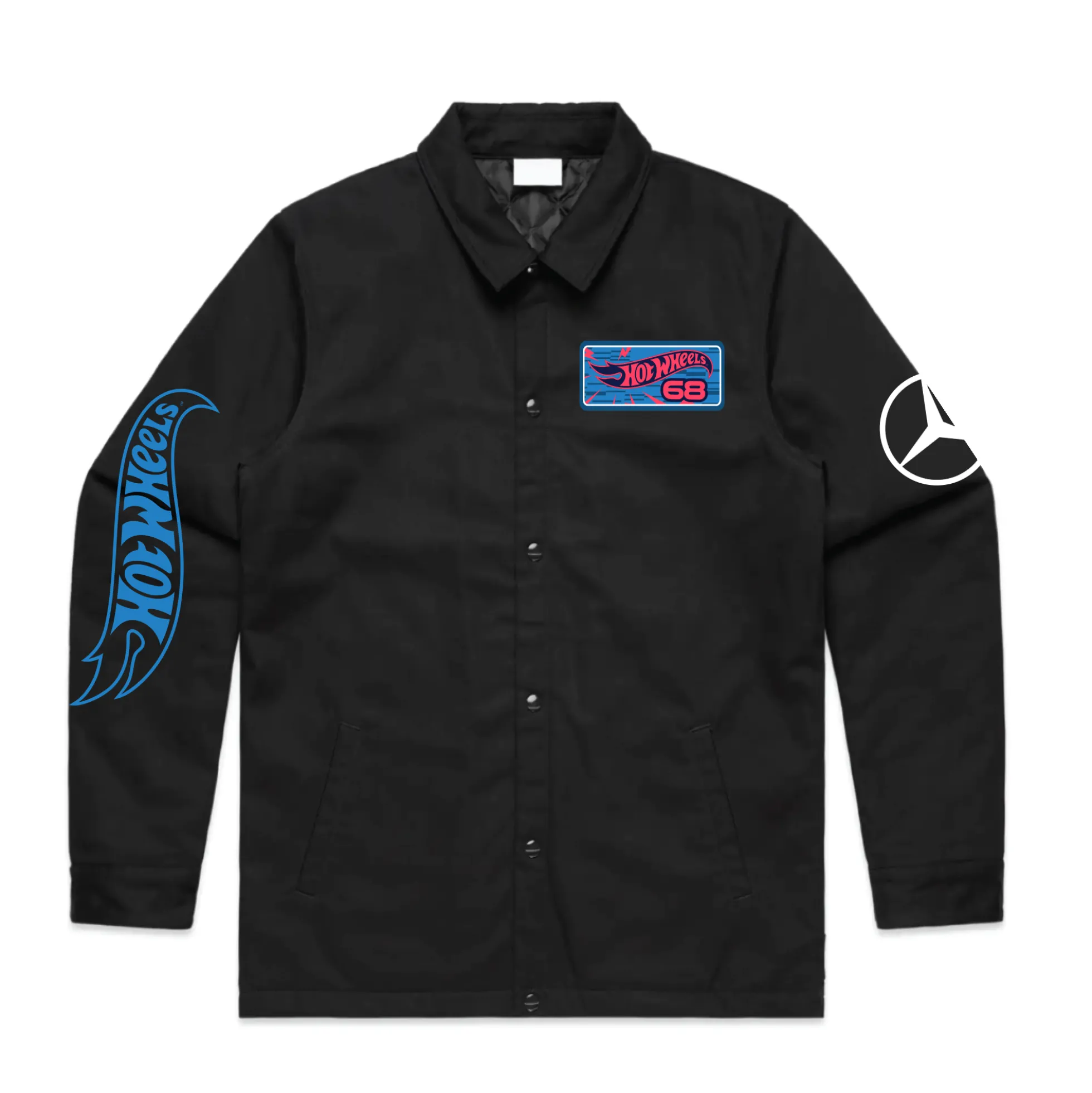 Hot Wheels x Mercedes Benz Black Work Jacket