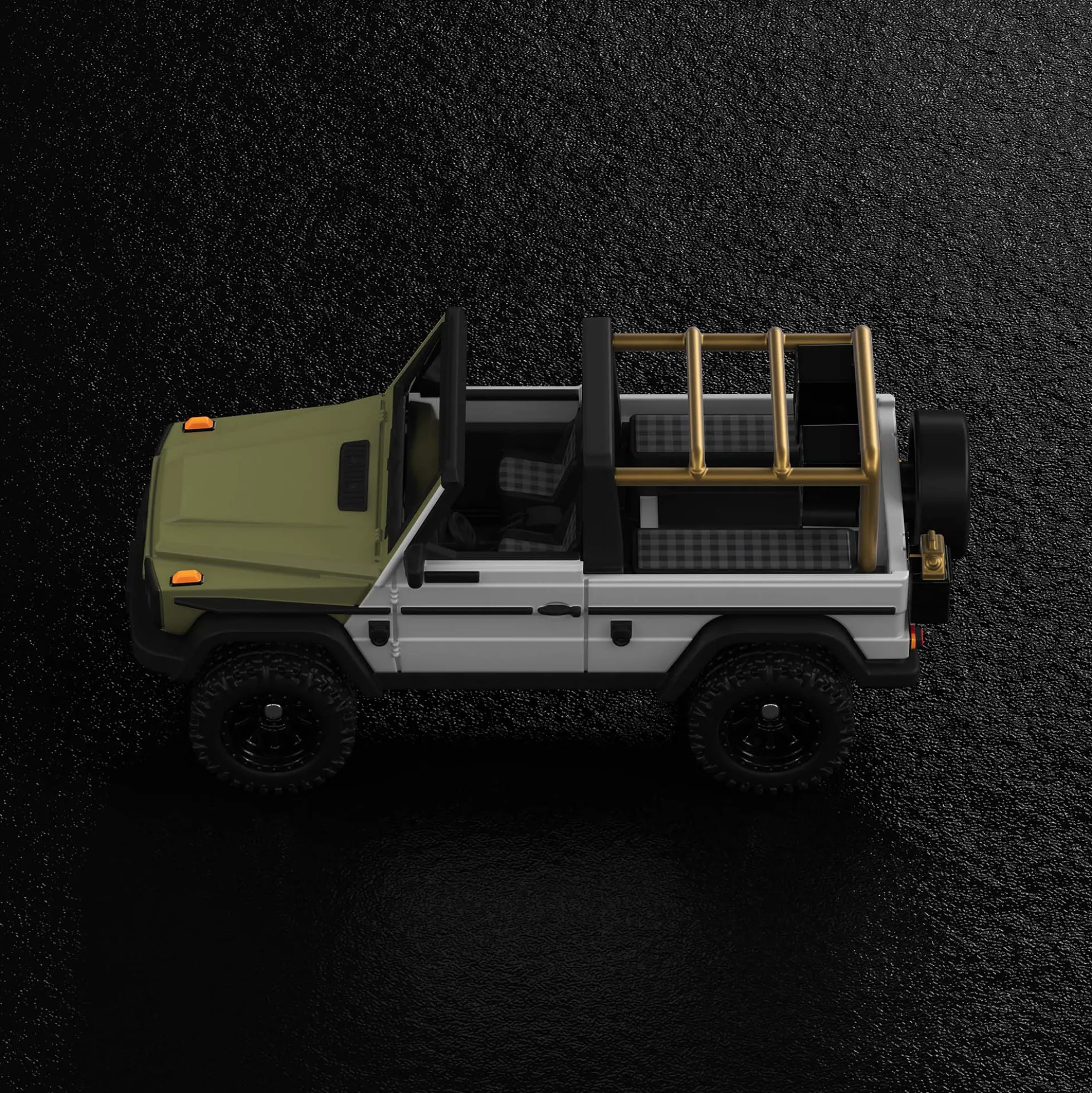 Hot Wheels x Mercedes-Benz Project G-class Past II Future designed by NIGO