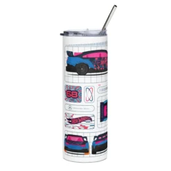Hot Wheels x Mercedes Benz White Tumbler