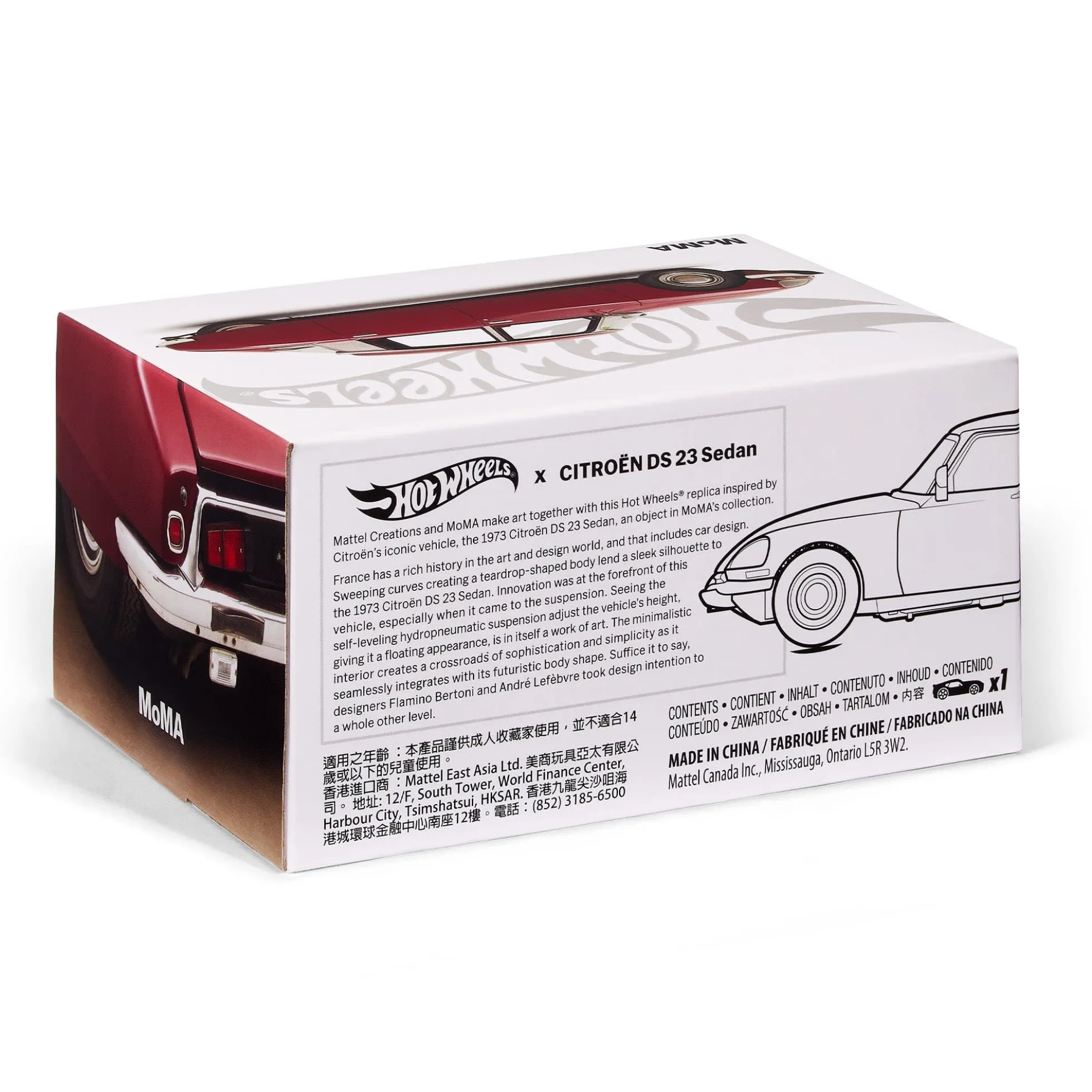 Hot Wheels x MoMA Citroën DS 23 Sedan