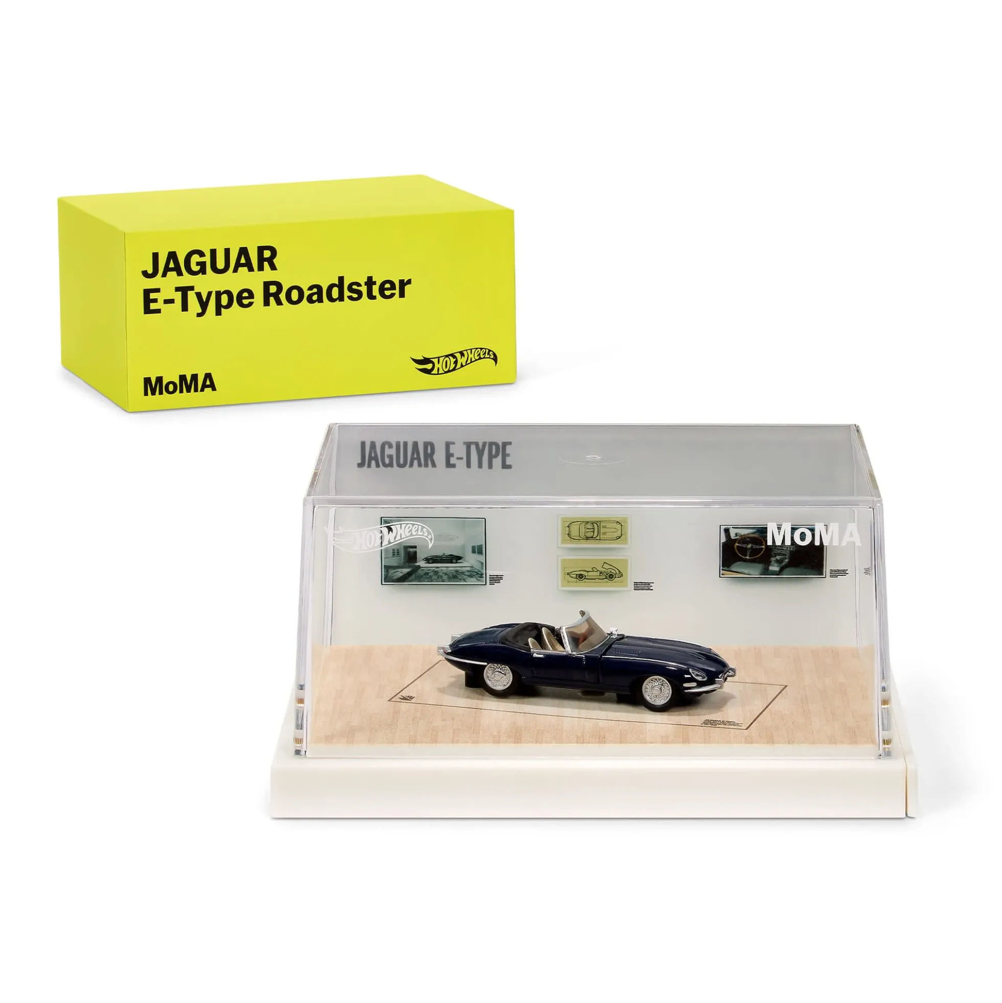 Hot Wheels x MoMA Jaguar E-Type Roadster