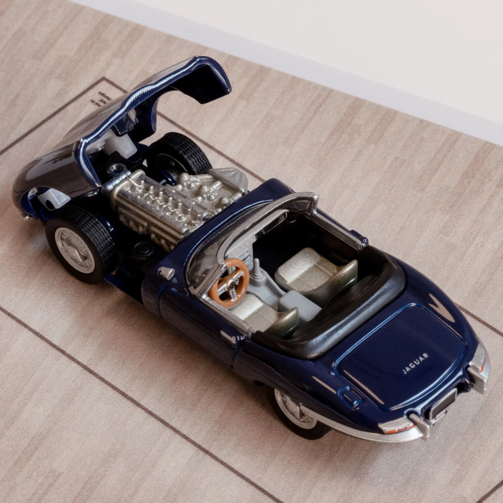 Hot Wheels x MoMA Jaguar E-Type Roadster