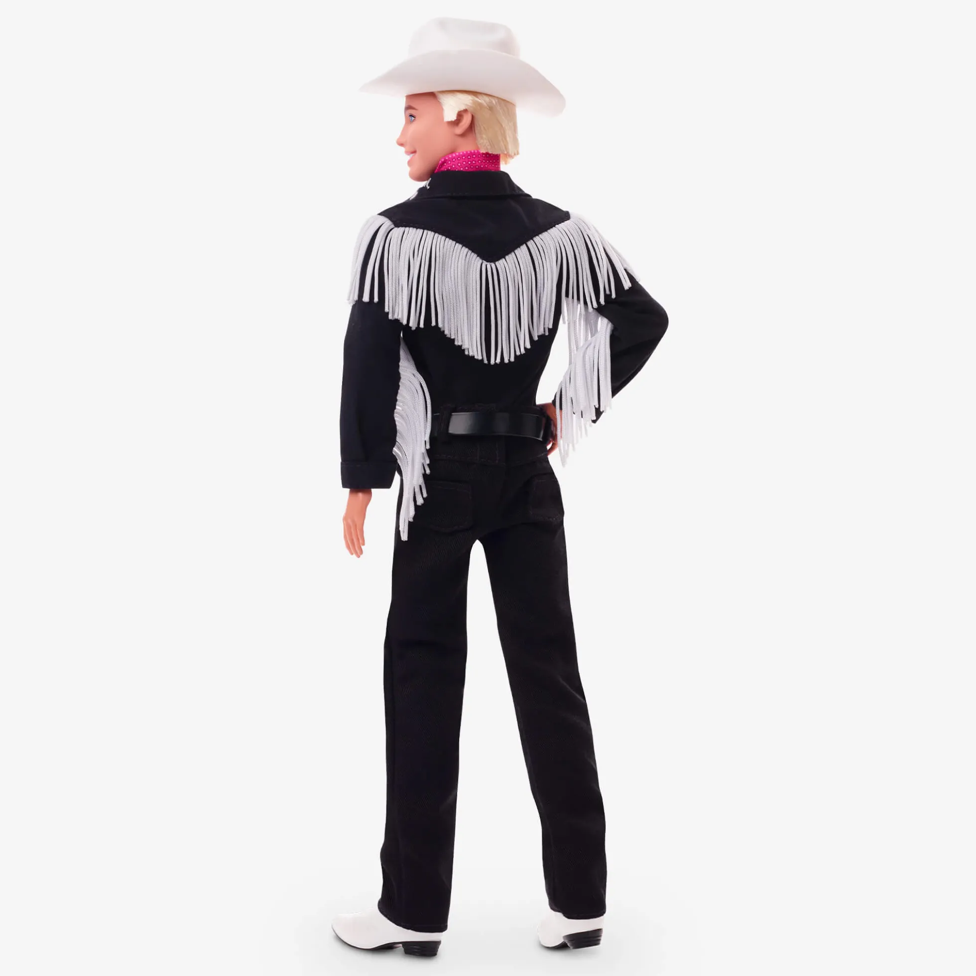Ken Doll in Black and White Western Outfit – Barbie The Movie