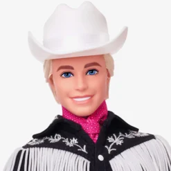Ken Doll in Black and White Western Outfit – Barbie The Movie