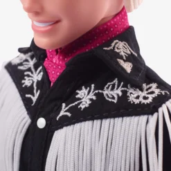Ken Doll in Black and White Western Outfit – Barbie The Movie