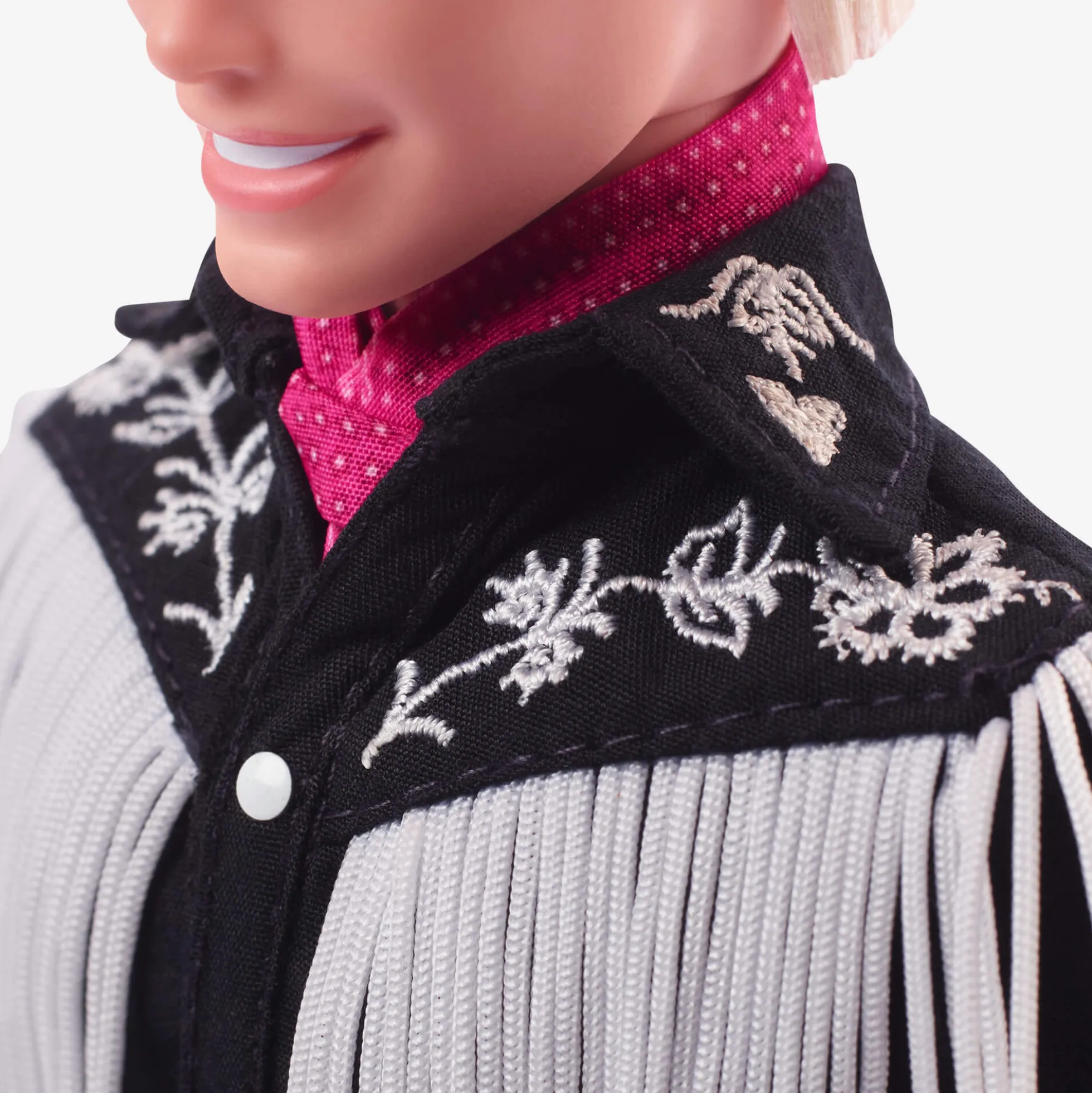Ken Doll in Black and White Western Outfit – Barbie The Movie
