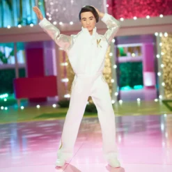 Ken Doll In White and Gold Tracksuit – Barbie The Movie