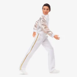 Ken Doll In White and Gold Tracksuit – Barbie The Movie