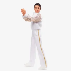 Ken Doll In White and Gold Tracksuit – Barbie The Movie