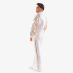 Ken Doll In White and Gold Tracksuit – Barbie The Movie