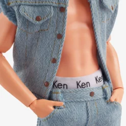 Ken Doll Wearing Denim Matching Set – Barbie The Movie