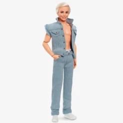 Ken Doll Wearing Denim Matching Set – Barbie The Movie