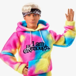 Ken Doll Wearing “I Am Kenough” Hoodie – Barbie The Movie