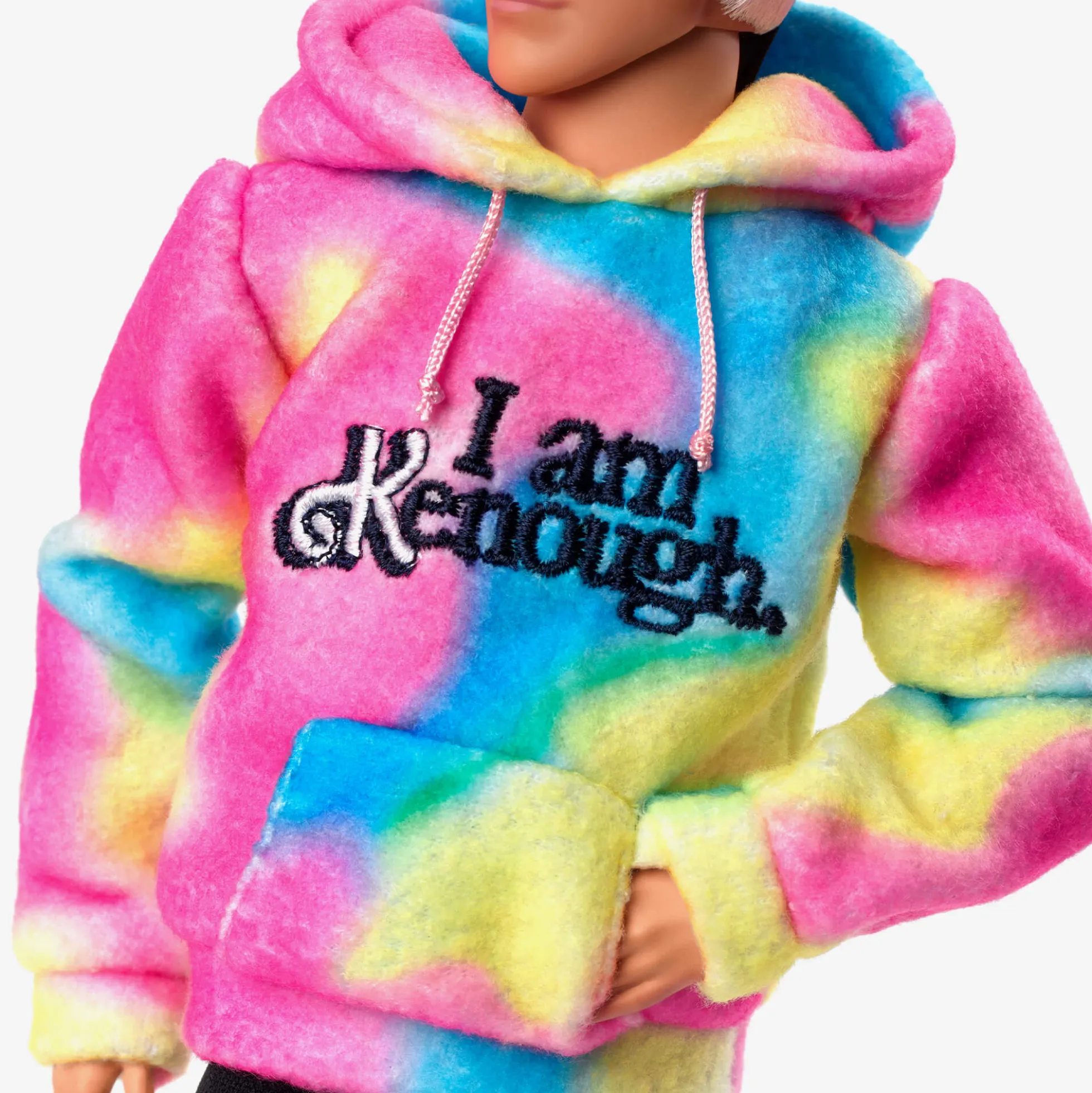 Ken Doll Wearing “I Am Kenough” Hoodie – Barbie The Movie