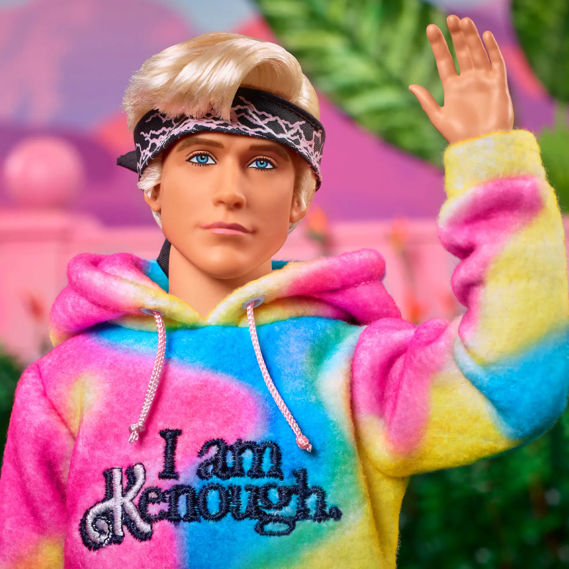 Ken Doll Wearing “I Am Kenough” Hoodie – Barbie The Movie