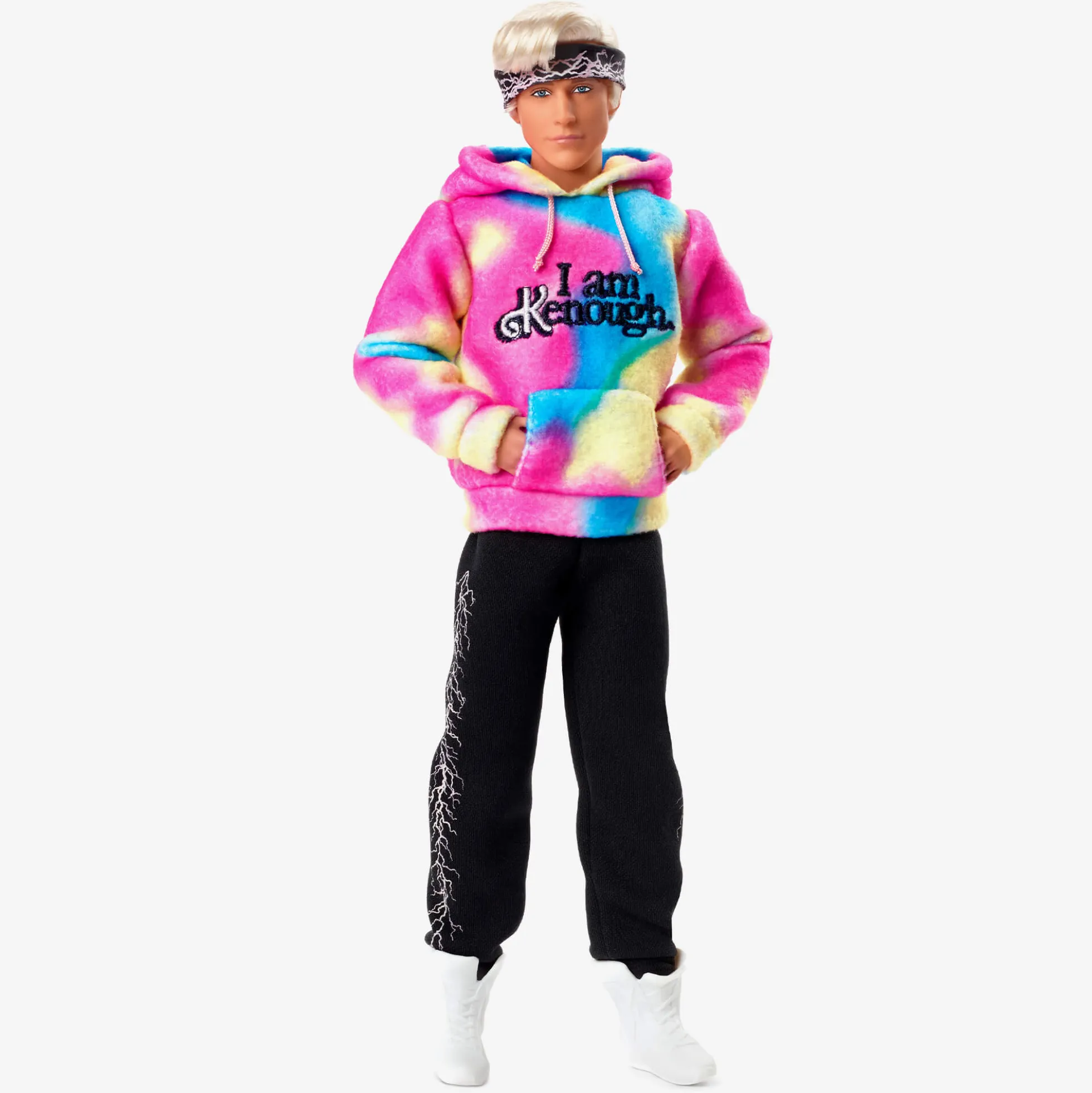 Ken Doll Wearing “I Am Kenough” Hoodie – Barbie The Movie