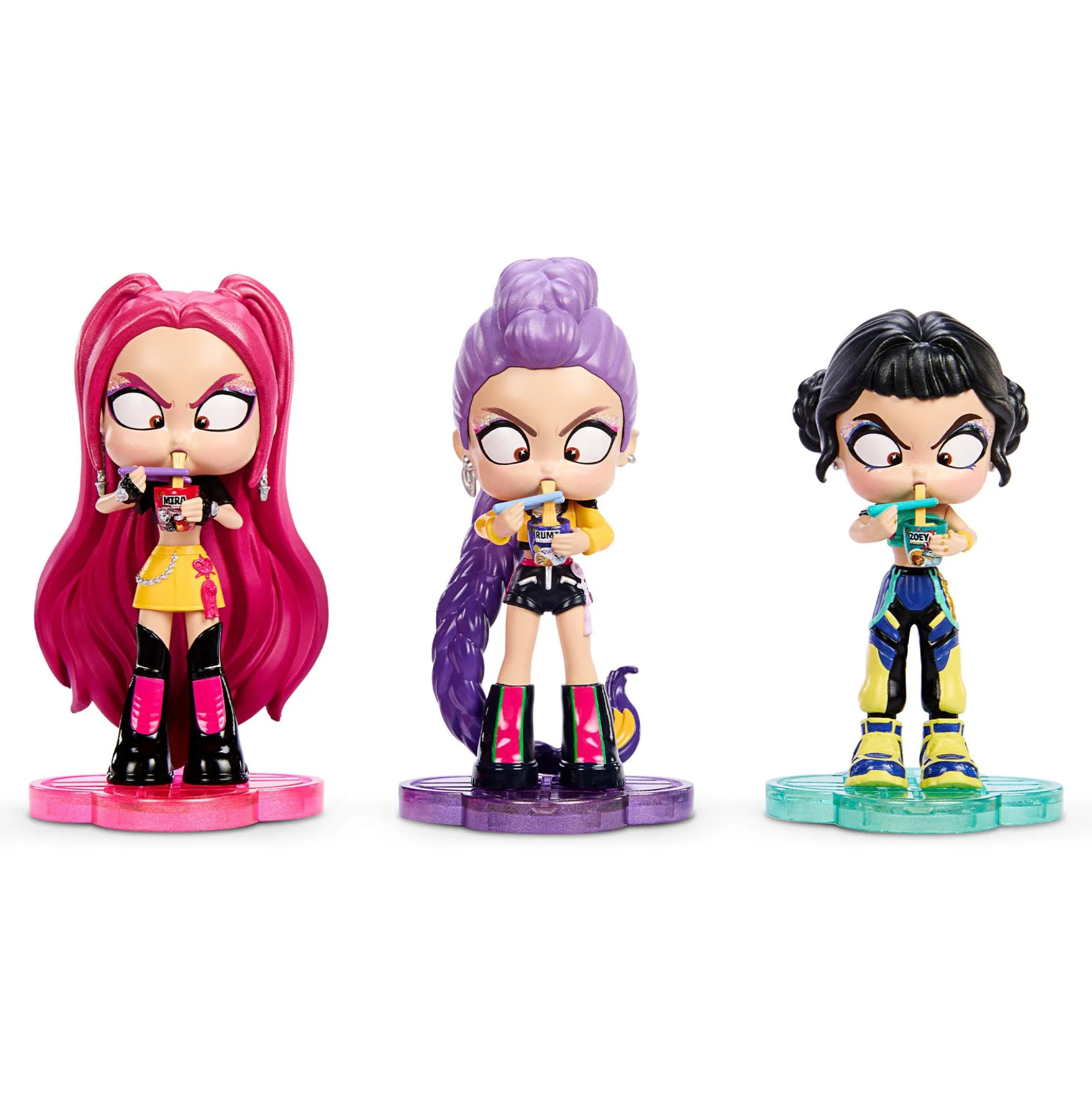 KPop Demon Hunters “How It’s Done” Ramyeon Figure 3-Pack
