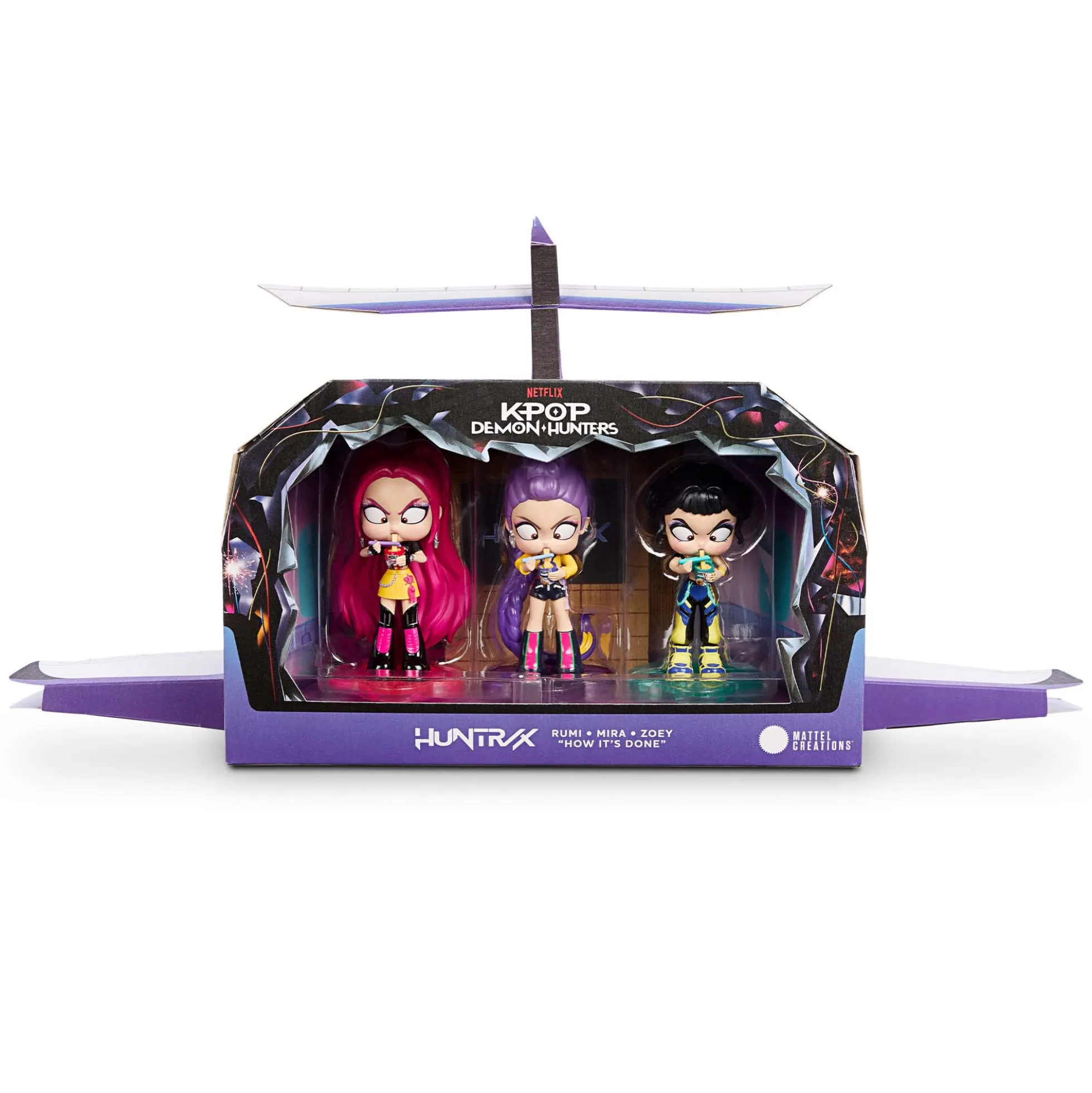 KPop Demon Hunters “How It’s Done” Ramyeon Figure 3-Pack