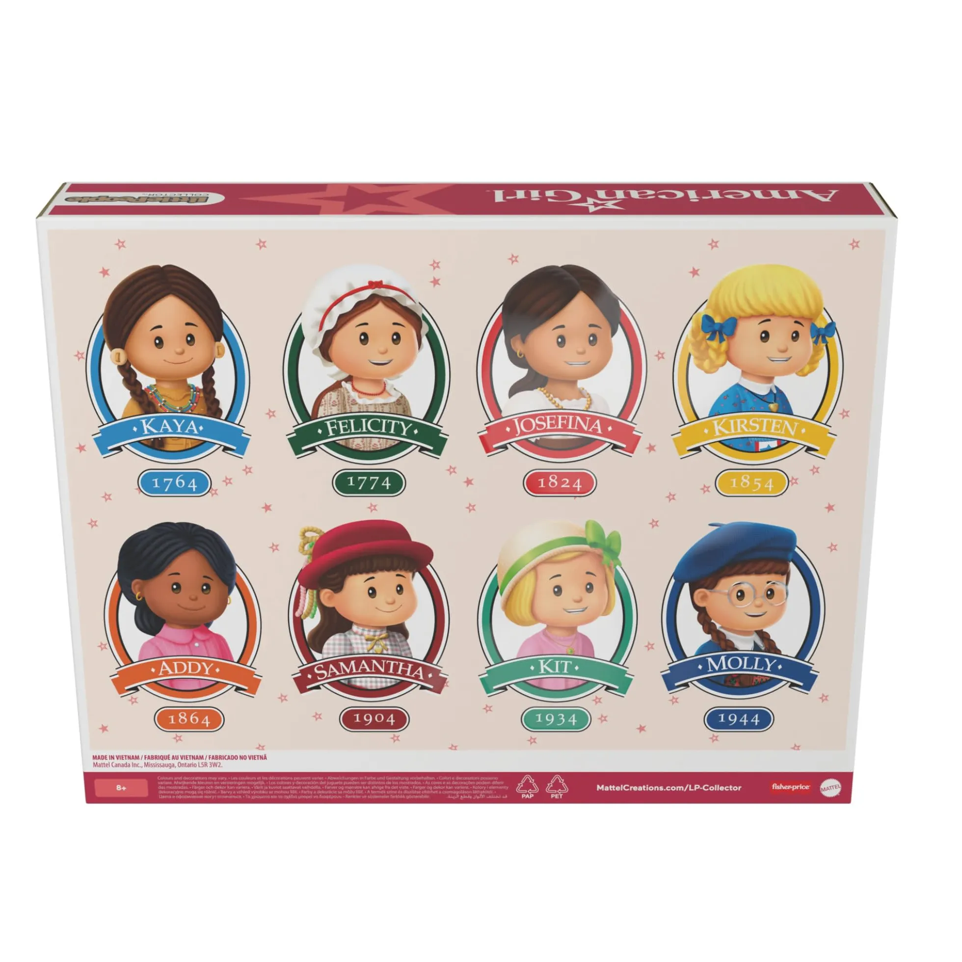 Little People Collector American Girl 40th Anniversary Special Edition Set