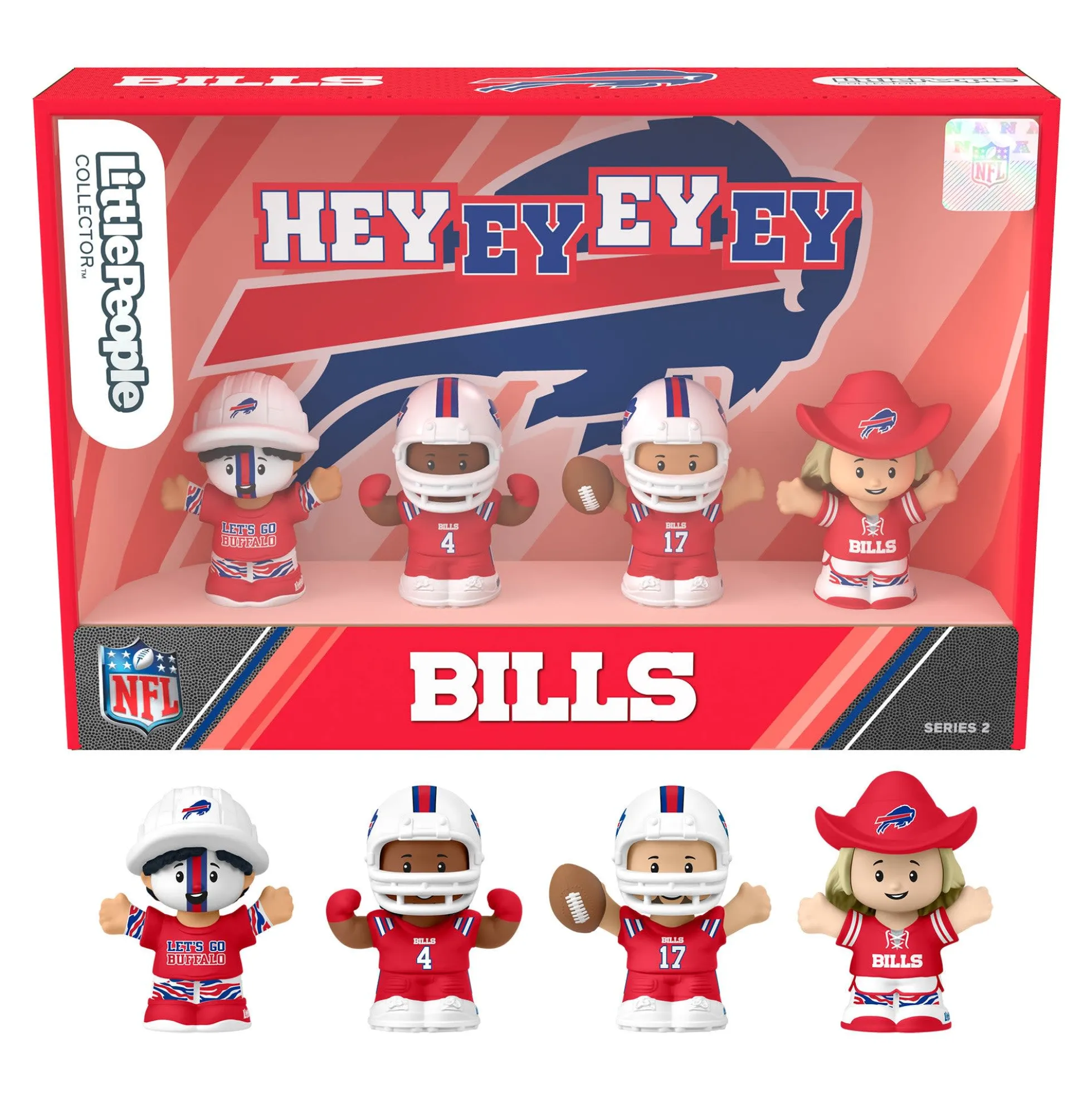 Little People Collector Buffalo Bills Alternate Jersey Figure Set