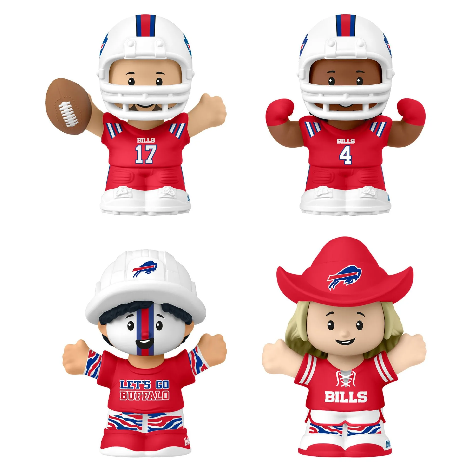Little People Collector Buffalo Bills Alternate Jersey Figure Set