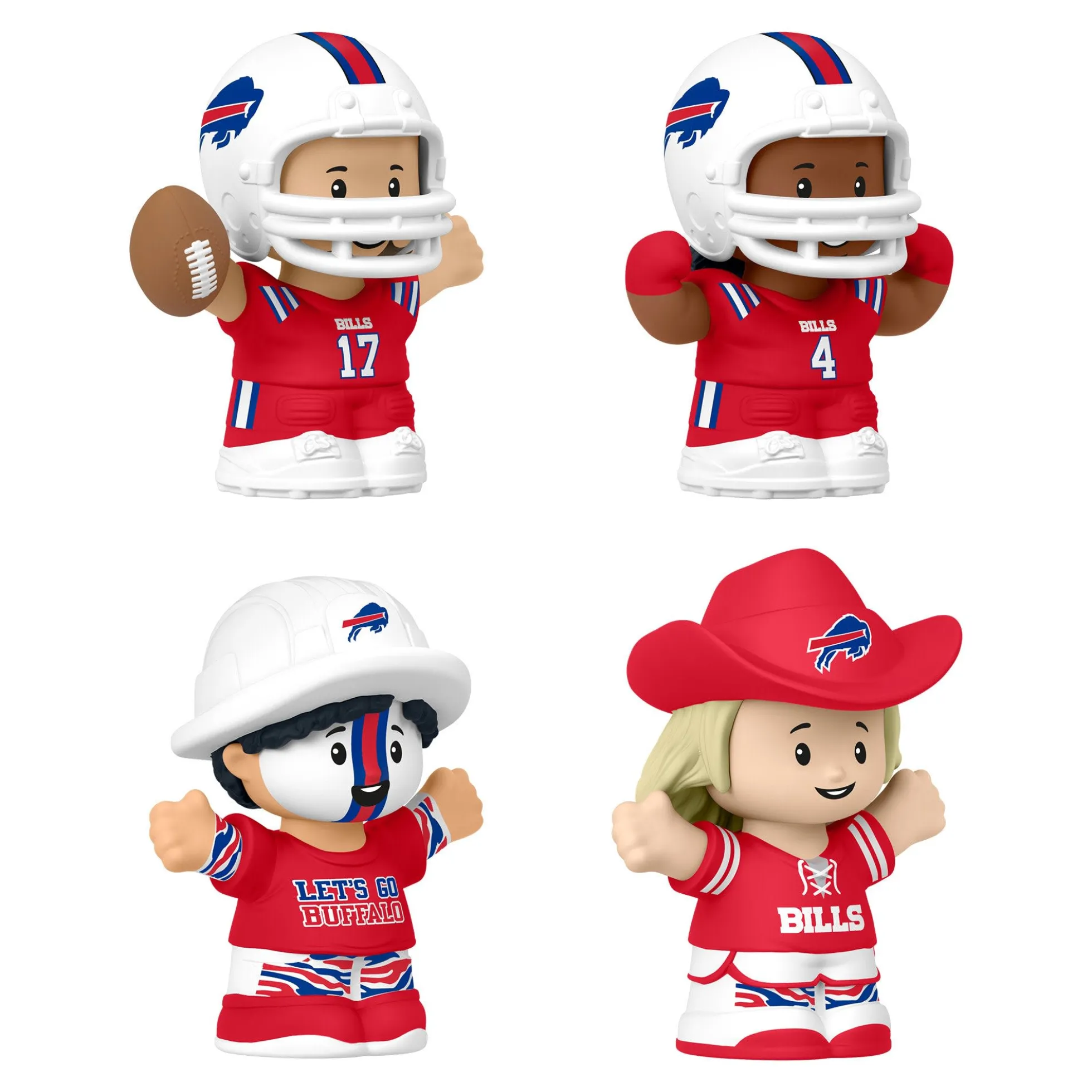 Little People Collector Buffalo Bills Alternate Jersey Figure Set