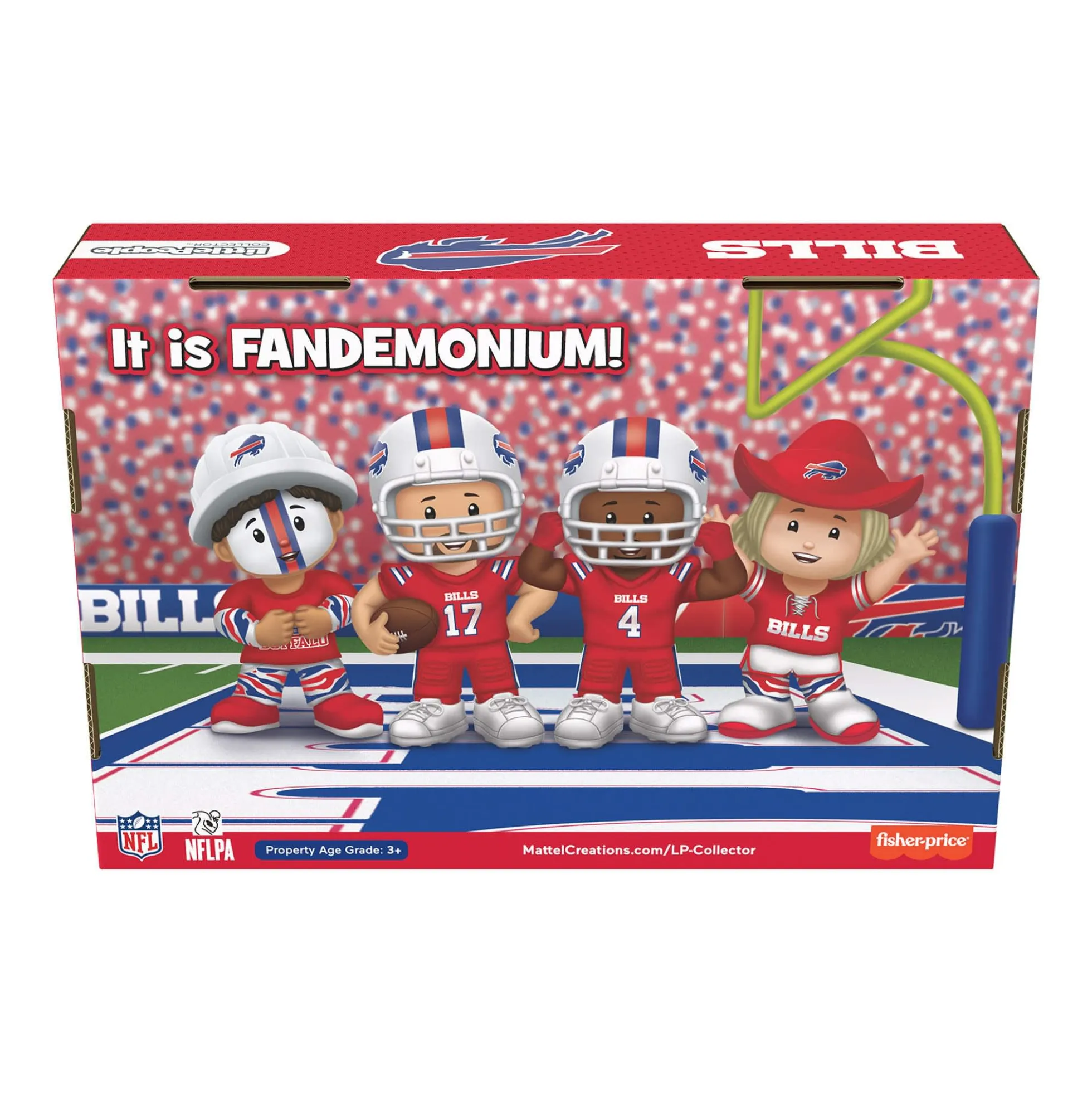 Little People Collector Buffalo Bills Alternate Jersey Figure Set