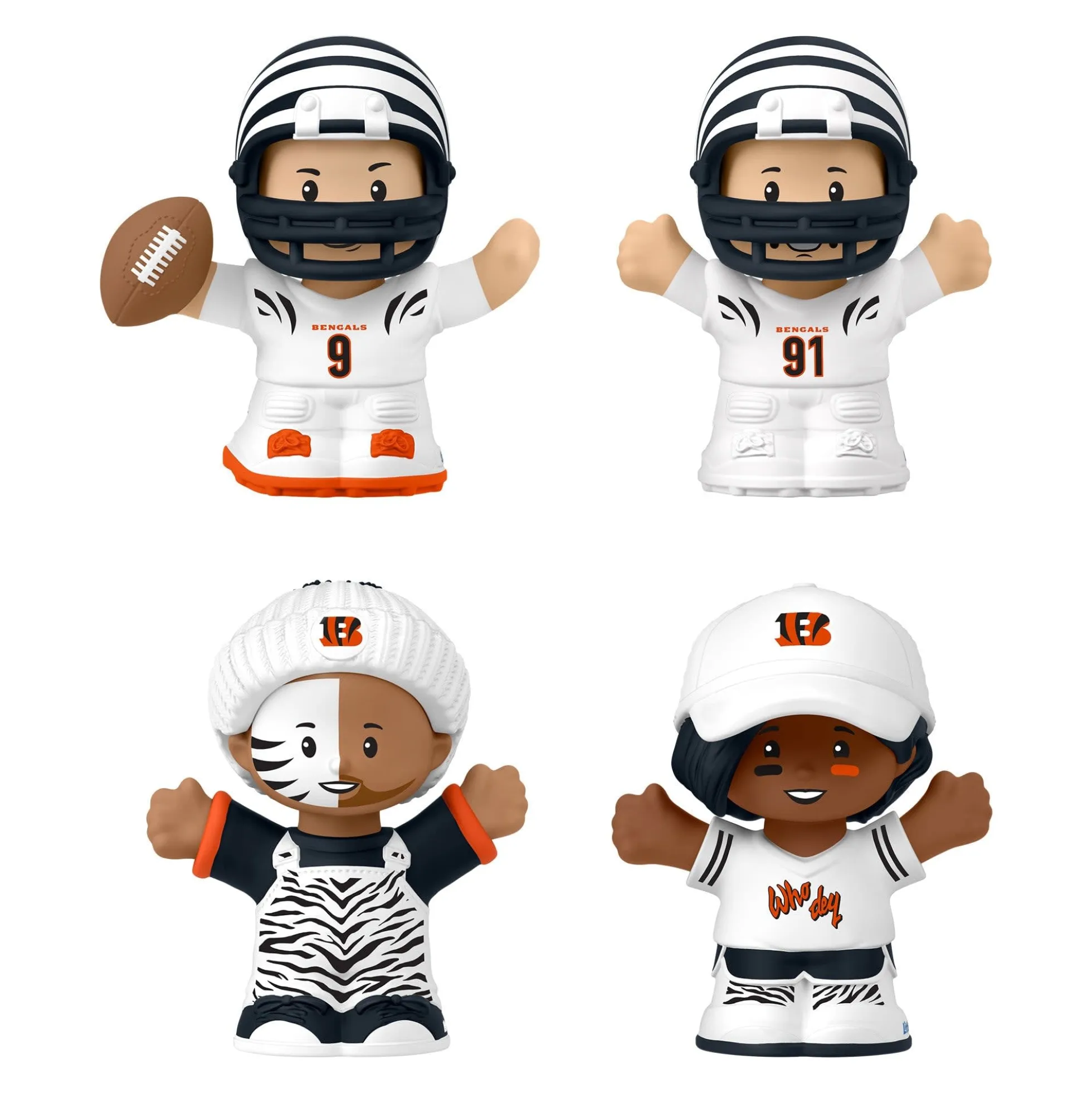 Little People Collector Cincinnati Bengals Alternate Jersey Figure Set