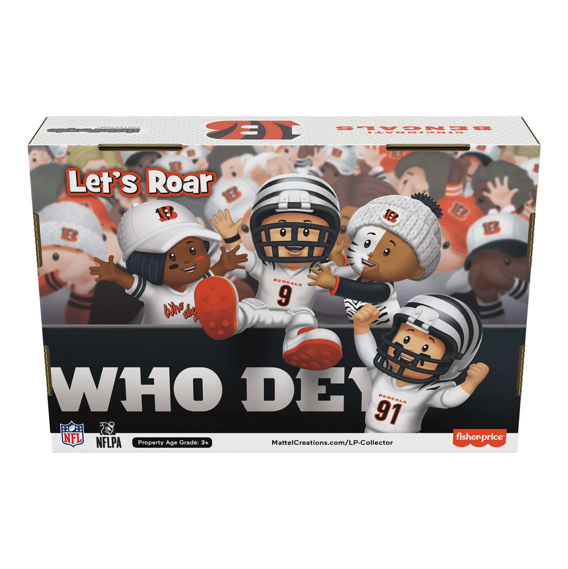 Little People Collector Cincinnati Bengals Alternate Jersey Figure Set