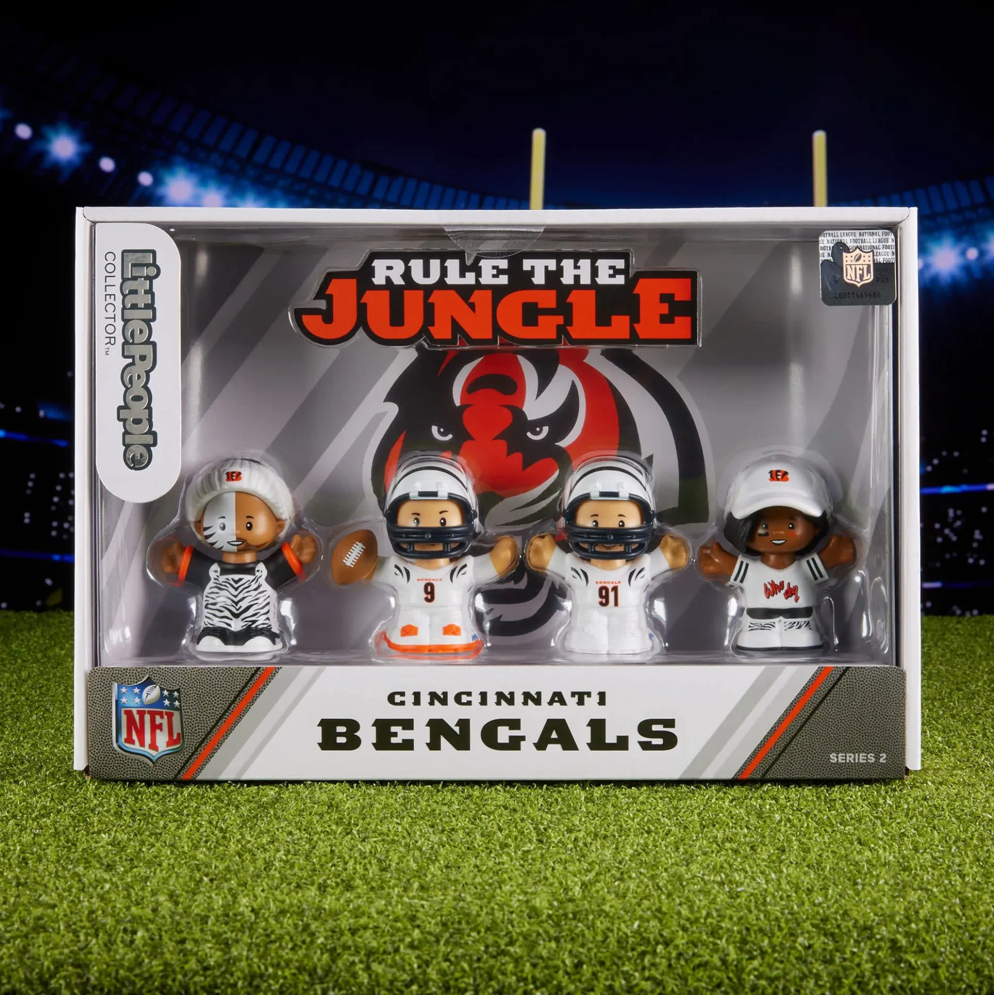 Little People Collector Cincinnati Bengals Alternate Jersey Figure Set