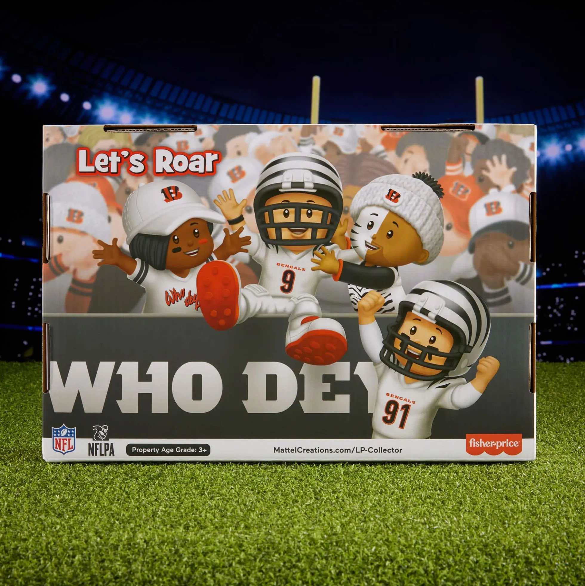 Little People Collector Cincinnati Bengals Alternate Jersey Figure Set