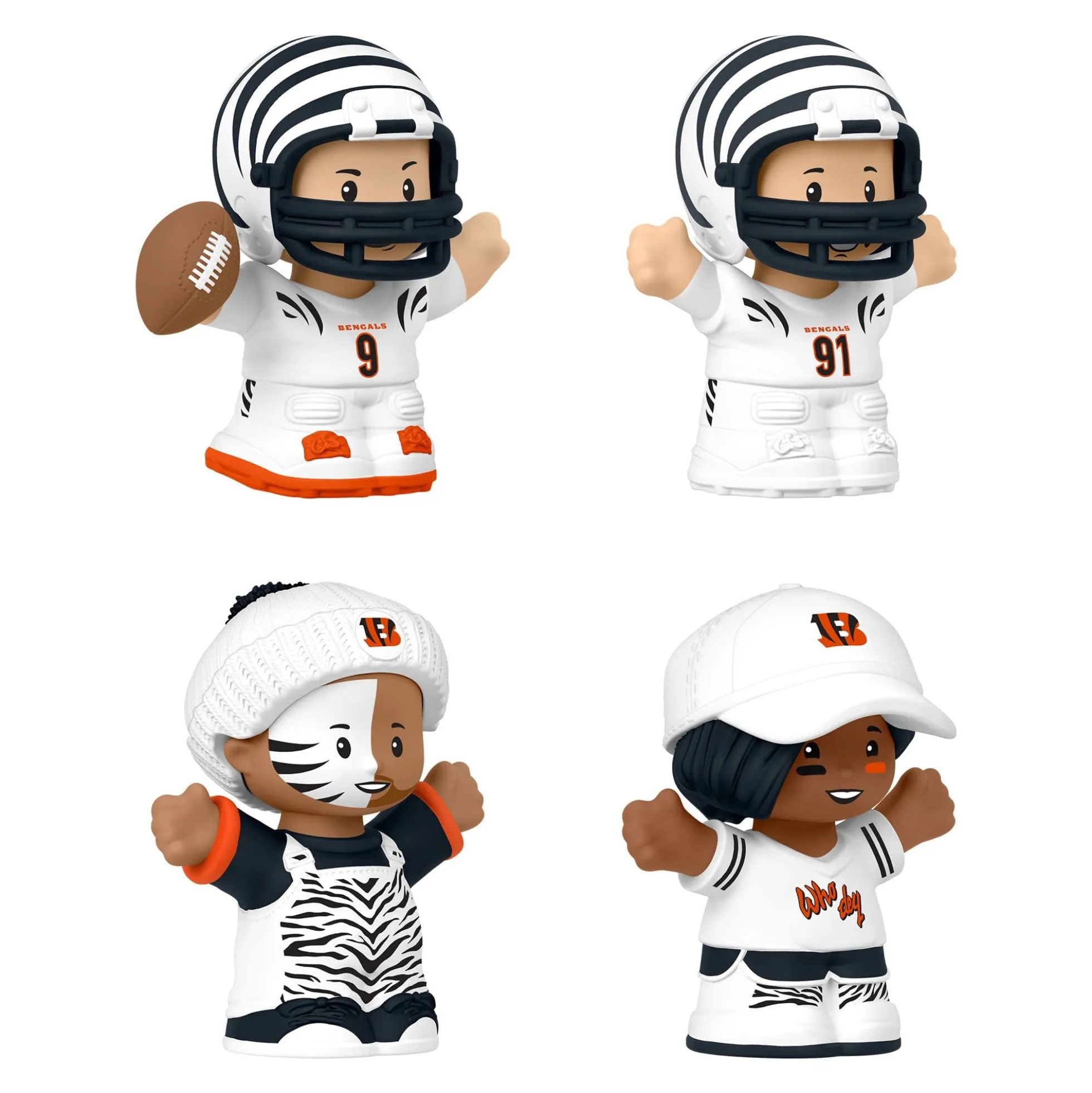 Little People Collector Cincinnati Bengals Alternate Jersey Figure Set