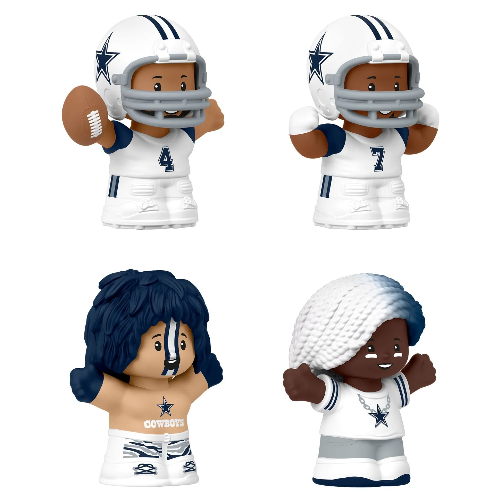 Little People Collector Dallas Cowboys Alternate Jersey Figure Set