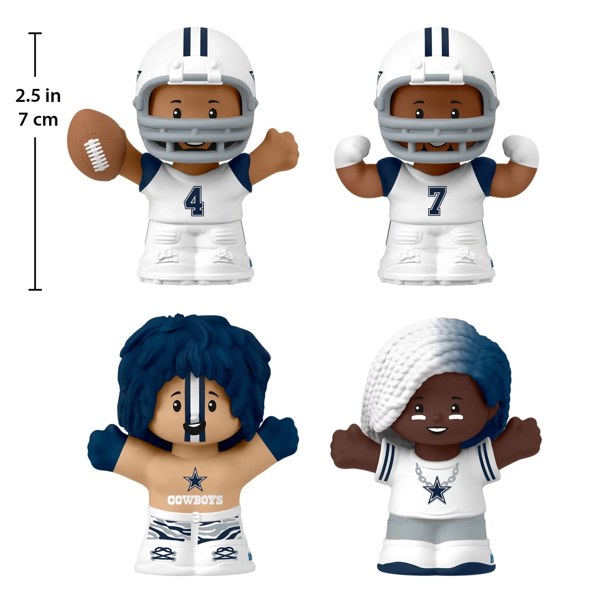 Little People Collector Dallas Cowboys Alternate Jersey Figure Set
