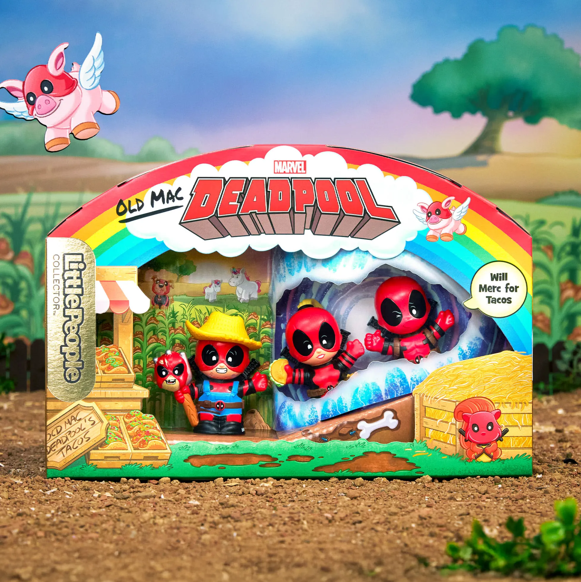 Little People Collector Deadpool Set