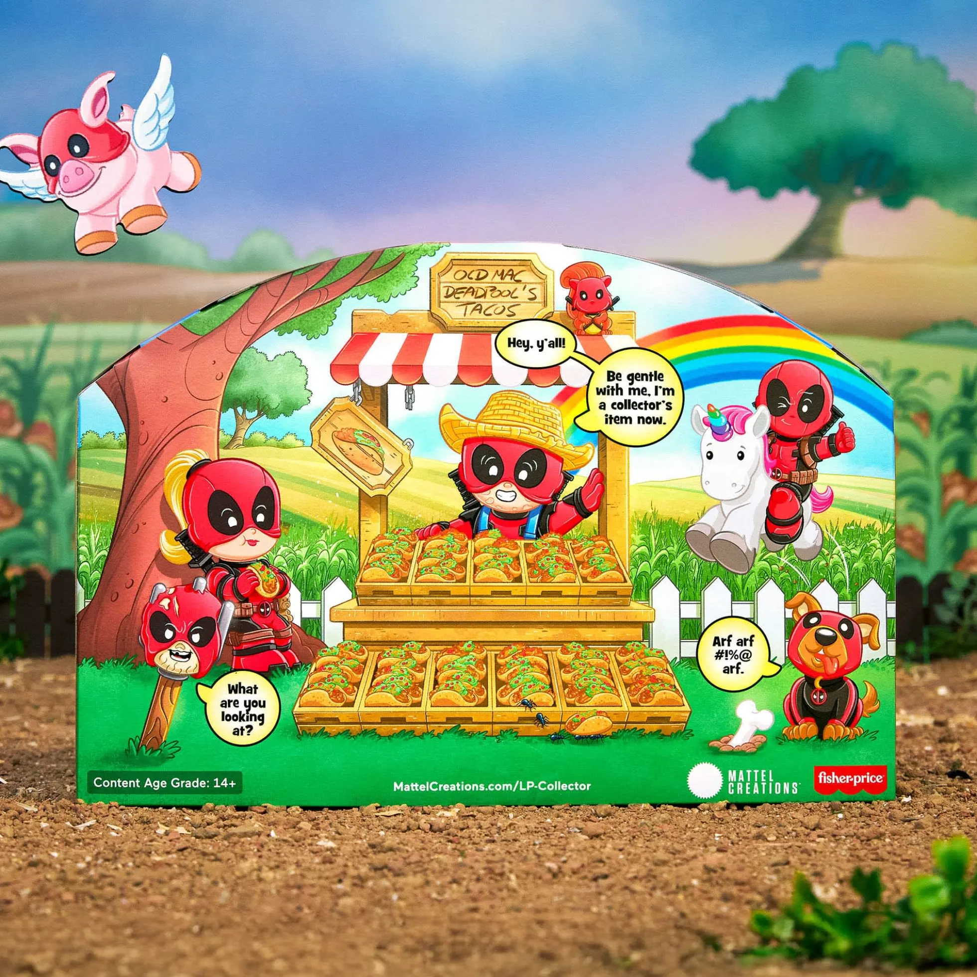 Little People Collector Deadpool Set