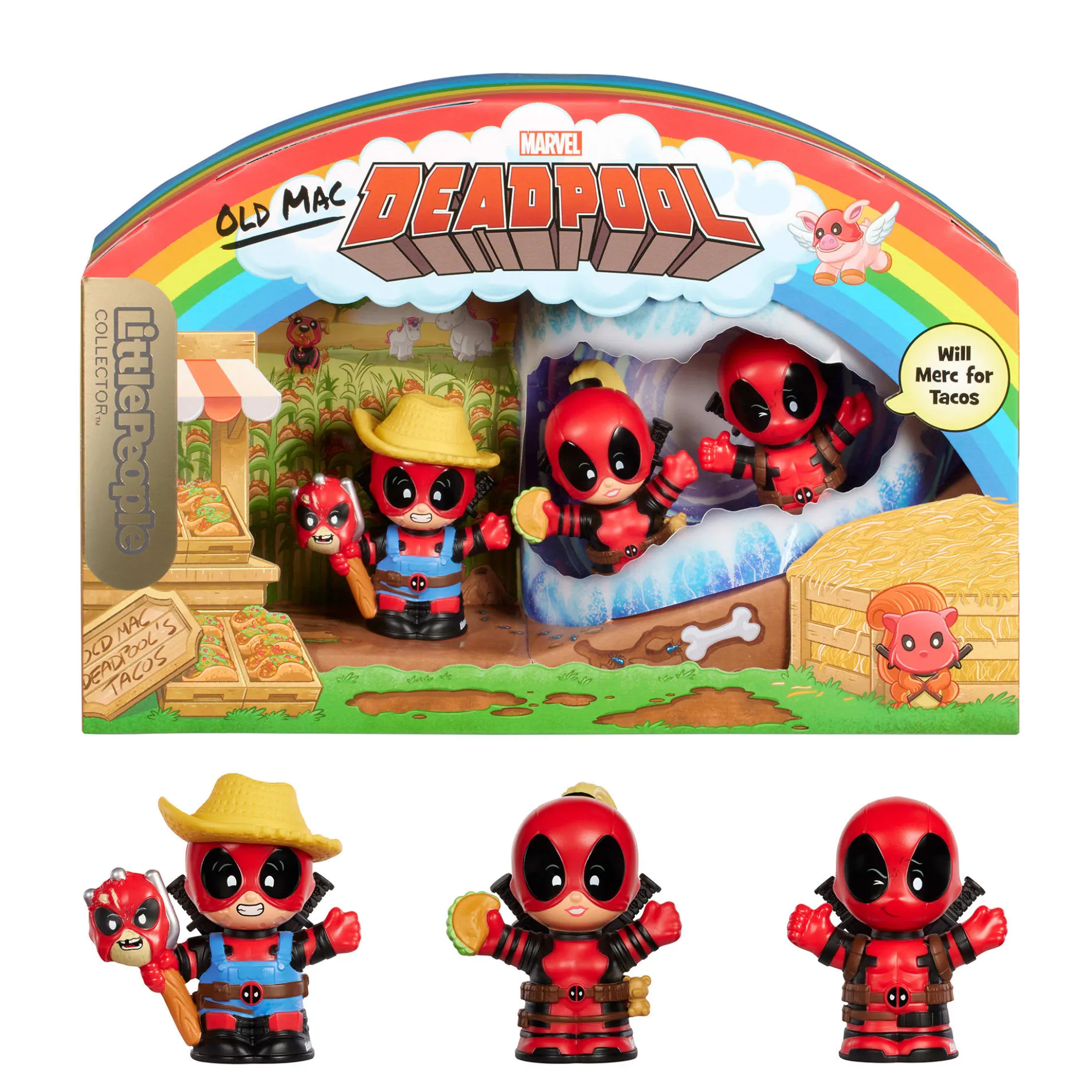 Little People Collector Deadpool Set