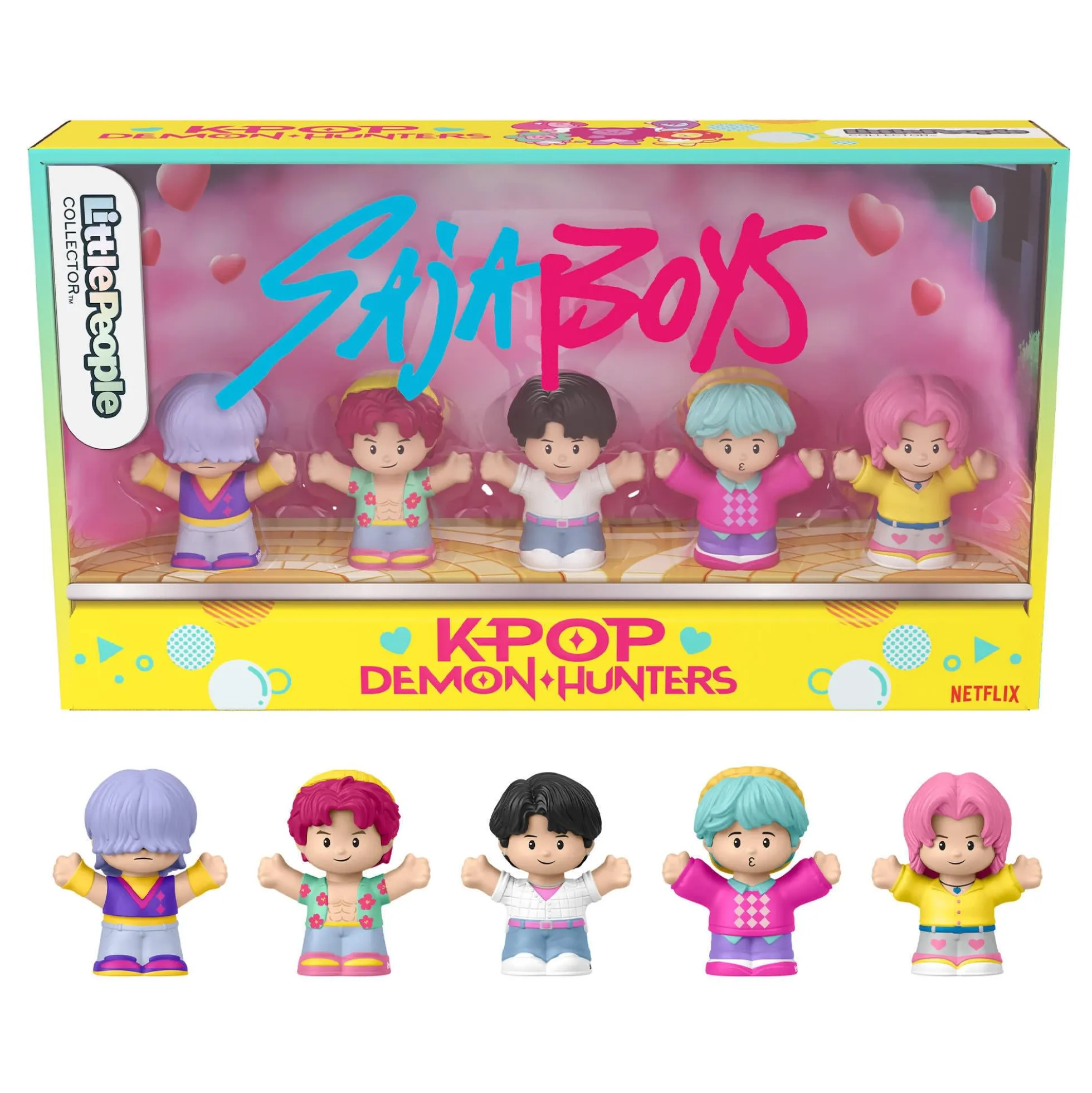 Little People Collector KPop Demon Hunters Saja Boys Figure Set