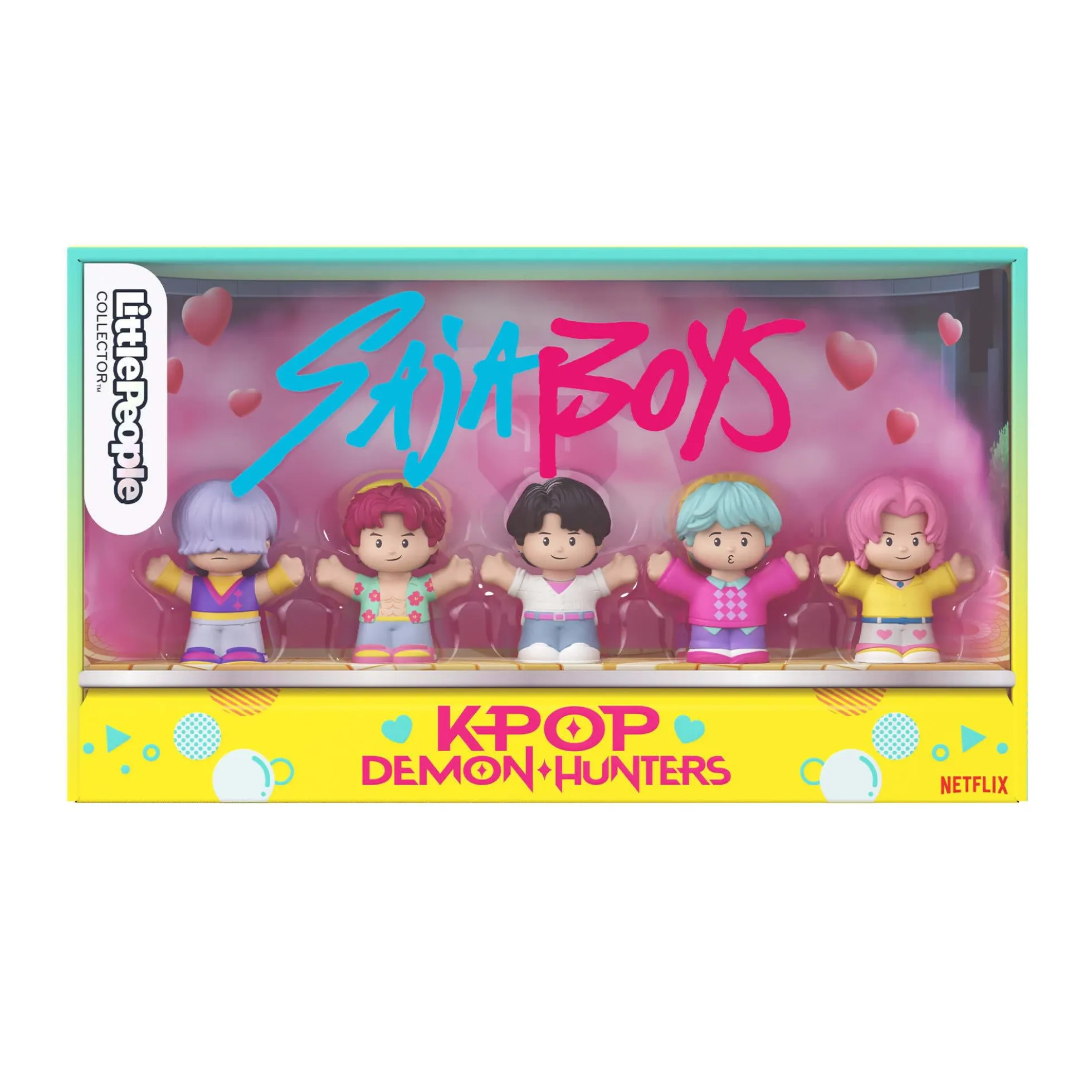 Little People Collector KPop Demon Hunters Saja Boys Figure Set