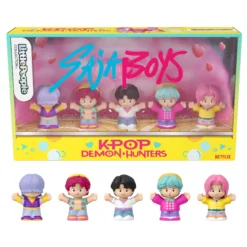 Little People Collector KPop Demon Hunters Saja Boys Figure Set