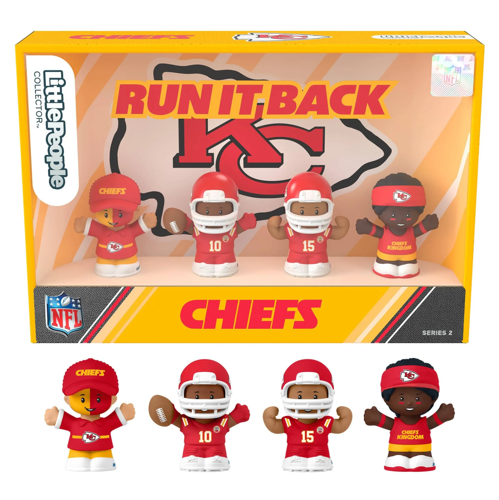 Little People Collector Kansas City Chiefs Alternate Jersey Figure Set